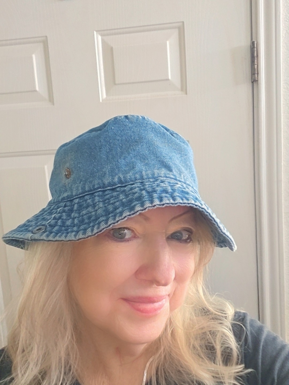 Vintage Denim Bucket /Safari Hat for Women - Picture 4 of 8
